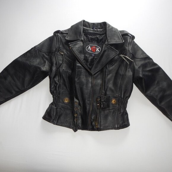 Womens Motorcycle Jacket 90s - Picture 1 of 16